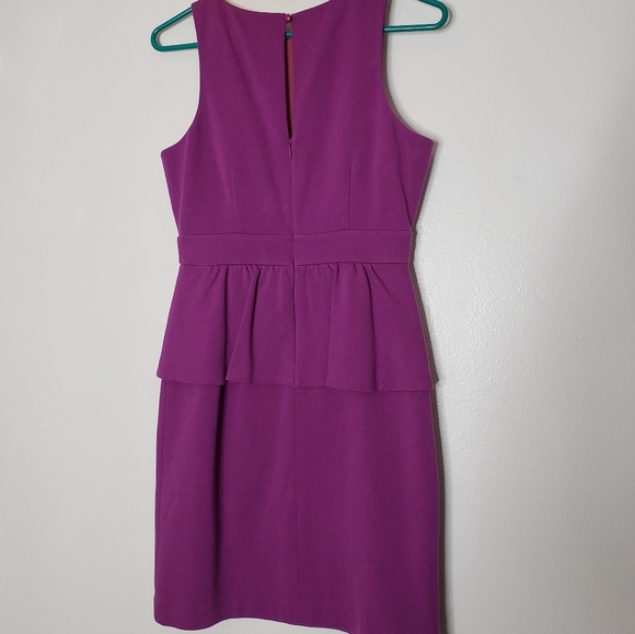 Tibi Norma Chic Jersey Knit Peplum Dress Casual Office Barbiecore Spring Luxury - Picture 12 of 16